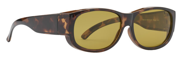 Kontrast Überbrille Retro amber